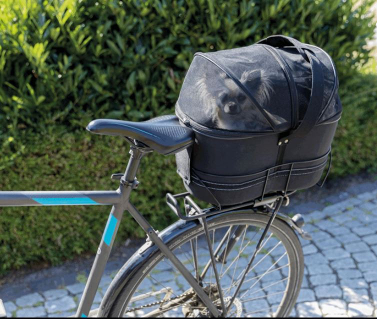 Sta op doe niet waarde TRIXIE fietsmand voor smalle bagagedragers zwart | Willemse Dierenvoeders