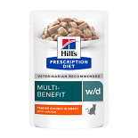 Hill's Prescription Diet Kattenvoer w/d Kip 12 x 85 gr