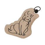 D&D I Love Happy Cats Kattenspeelgoed Sitting Happy Cat Beige