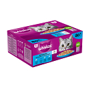 Whiskas Kattenvoer Adult Vis Selectie in Gelei 80 x 85 gr