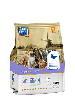 Carocroc kattenvoer Sterilised 400 gr