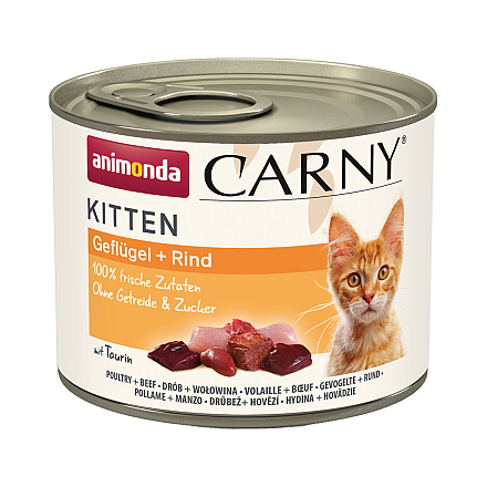 Animonda Carny Kitten Gevogelte & Rund <br>200 gr