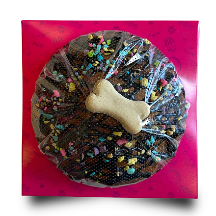 Barking Bakery Hondentaart Sparkling Carob Drizzle Pawty