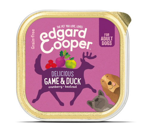 Edgard & Cooper hondenvoer Adult wild en eend 150 gr